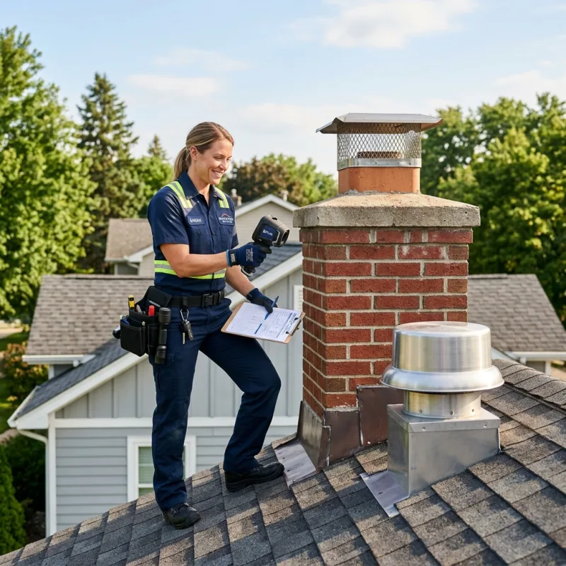 Technician removing a deceased bird from an indoor space in Harkaway